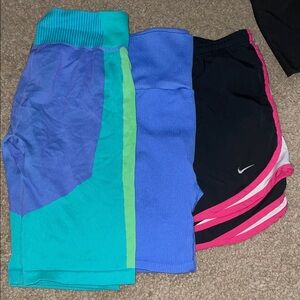 Nike' Black and Pink Sports Shorts